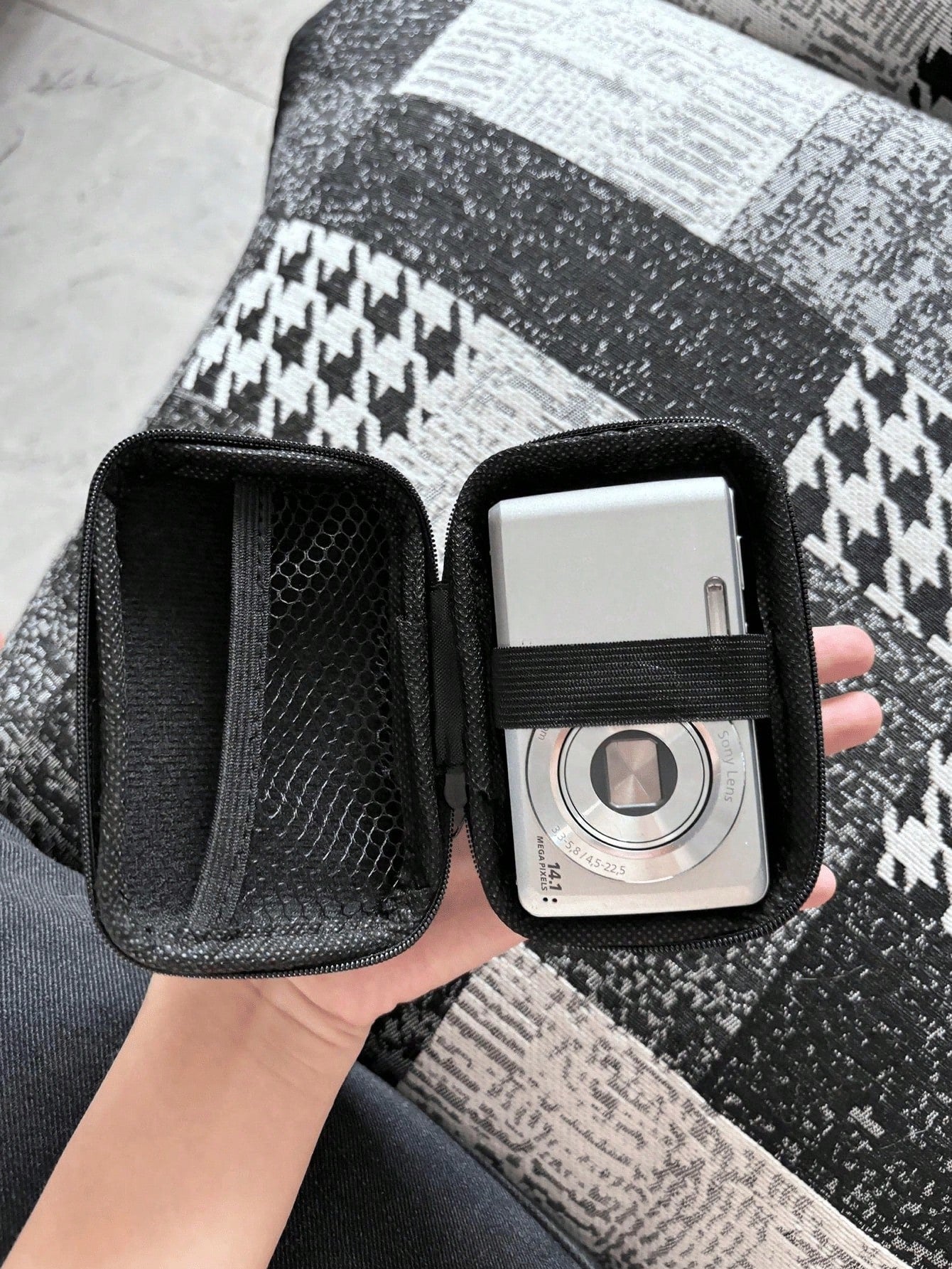 Compact, Waterproof Digital Camera Bag- Ideal For Outdoor Photography Enthusiasts And Travelers. Can Be Used As A Charger Bag, Office Digital Bag, Cable & Camera Organizer, Power Bank Case, Wallet-St
