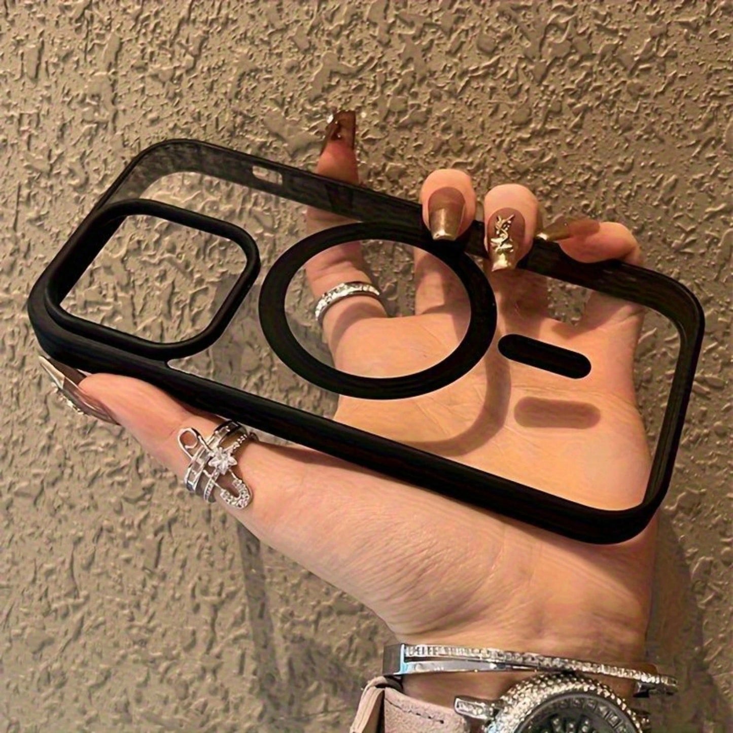 Compatible 16/15/14/13/12 Pro Max Plus Magnetic Macaron Phone Case, Shockproof Protection, Classic Mixed Transparent Phone Case