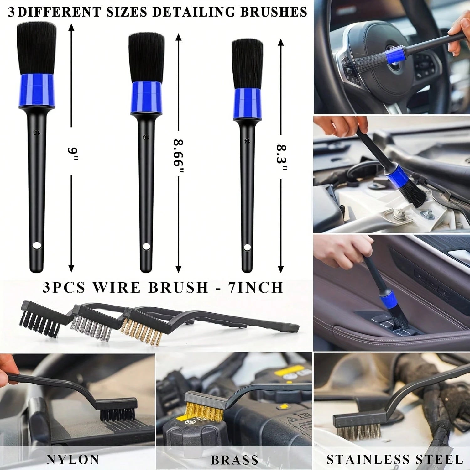 Complete Car Wash Cleaning Tool Kit, Car Wash Bag, Equipped With Vacuum Cleaner, Brushes, Windshield Cleaning Tools, Durable Dust Remover, Towels, 19 Professional Interior Car Care Tools, High-Quality