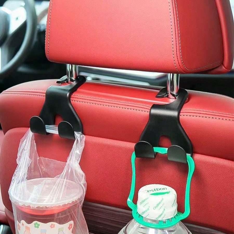 Concealed Creative New Car Seat Back Hook Multi Functional Rear Car Phone Holder Hook Automotive Accessories