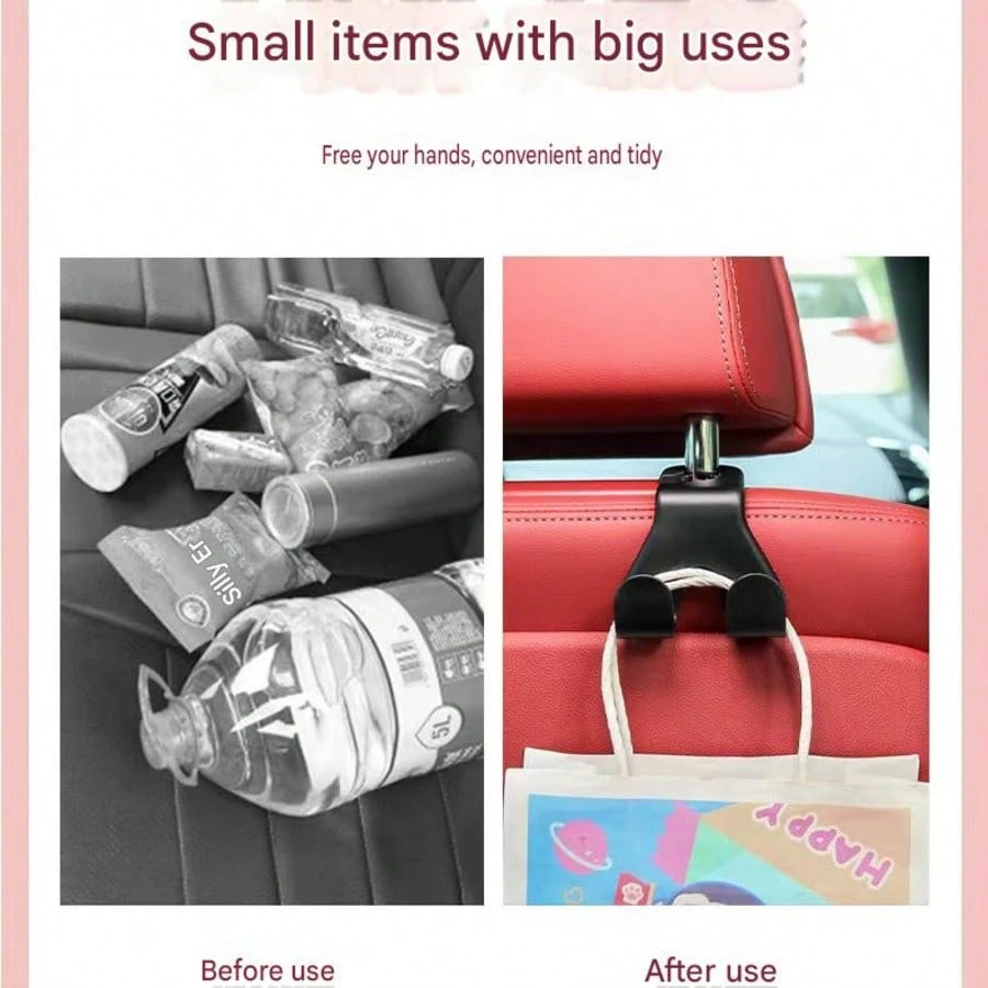 Concealed Creative New Car Seat Back Hook Multi Functional Rear Car Phone Holder Hook Automotive Accessories