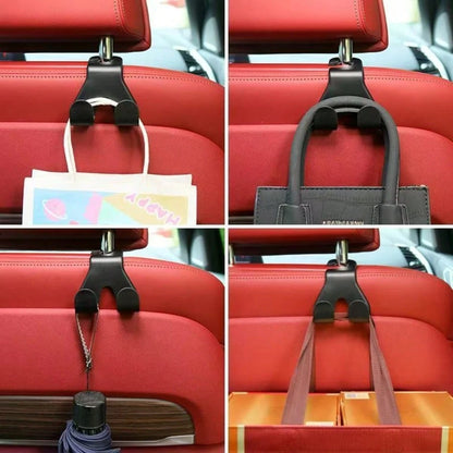 Concealed Creative New Car Seat Back Hook Multi Functional Rear Car Phone Holder Hook Automotive Accessories