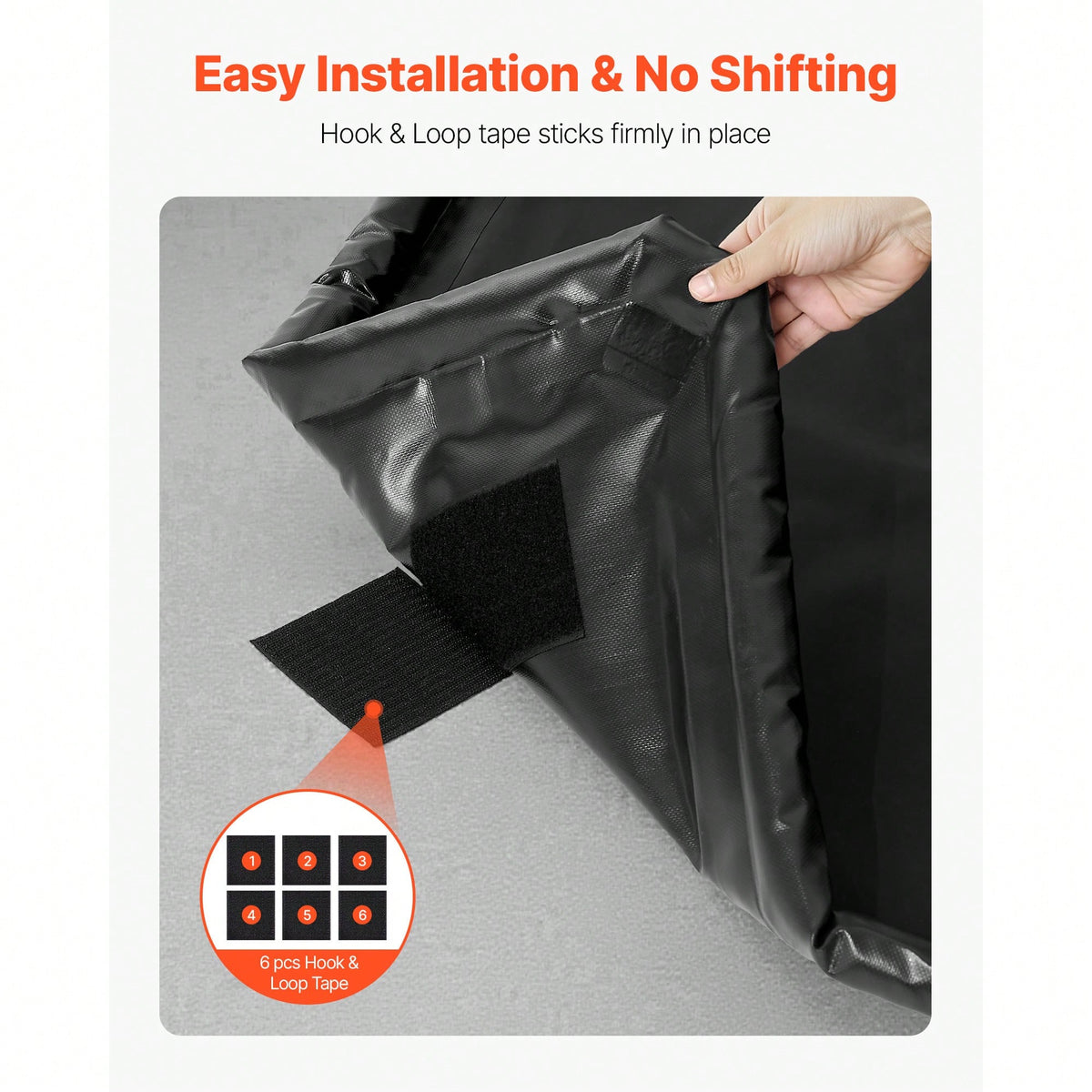 Containment Mat, 8 Ft 6 In X 20 Ft, Non-Slip PVC Garage Floor Mat With A Cleaning Squeegee, Heavy Duty Durable Waterproof Protection From Snow, Rain And Mud For Cars SUVs Trucks Parking, Black