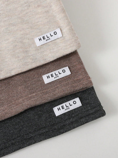Cozy Pixies Baby Boy Baby Boy Thermal Lined Thick High Neck Long Sleeve T-Shirt Base Layer Knit Top, Fall And Winter Clothes, Comfortable Skin-Friendly Versatile Casual Daily Fashion Cute, Suitable Fo