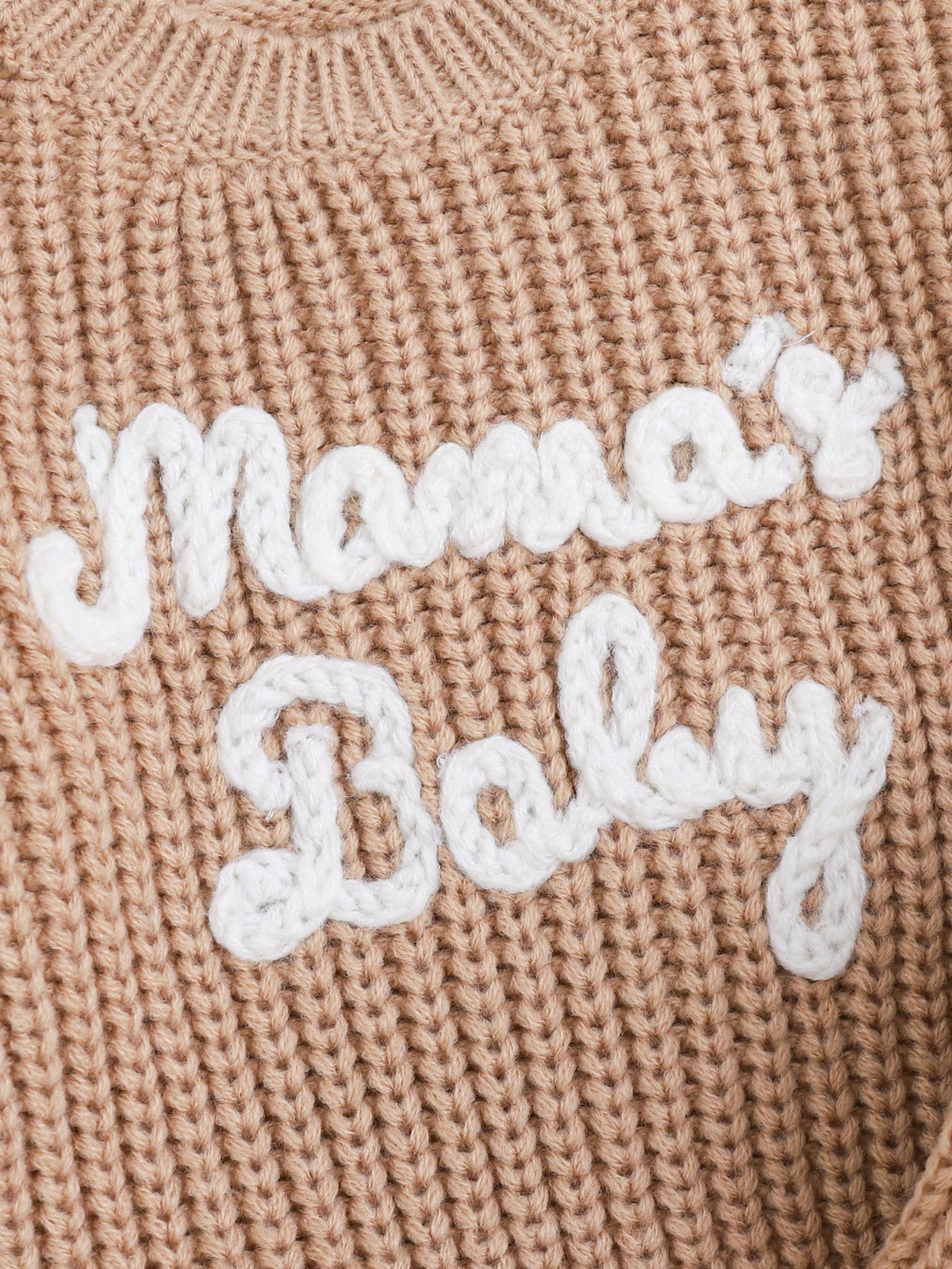 Cozy Pixies Newborn Baby Boy Baby Girl Letter Pattern Knit Soft Crew Neck Long Sleeve Pullover Autumn Top Elastic Waist Long Pants Sweater 2 Pieces Set