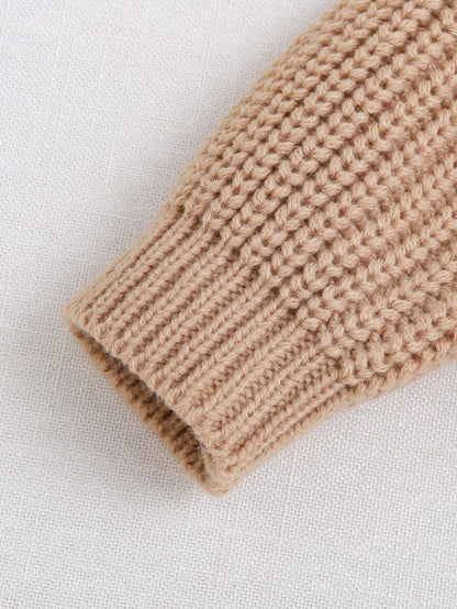 Cozy Pixies Newborn Baby Boy Baby Girl Letter Pattern Knit Soft Crew Neck Long Sleeve Pullover Autumn Top Elastic Waist Long Pants Sweater 2 Pieces Set