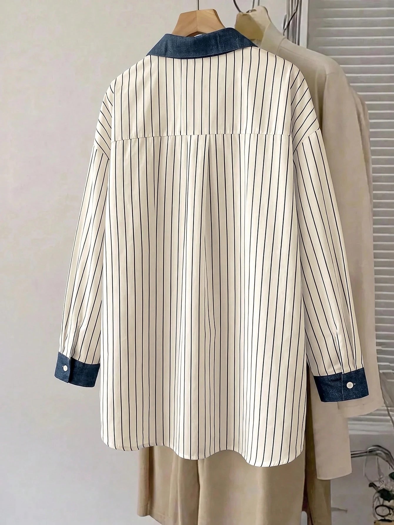 CURVE+ Plus Size Women's Autumn Casual Daily Wear, Plus Size Women's Long Sleeve Shirt, Casual Loose Comfortable Long Style, New Year Home Decor, Autumn Shirt, Women's Casual Loose Comfortable L