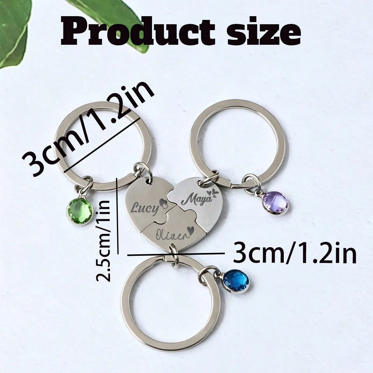 Custom Initial & Name Keychain, Personalized Round Letter Keyring, Unisex, Fashion Bag Charm, Couple Customized Letter Keychain, Anniversary Gift