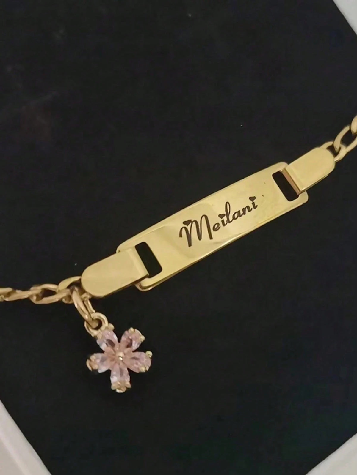 Customized Stainless Steel Personalized Cute Name Bracelet, Birthday Gift, Year-Round Fashion Accessory, Exquisite Engraving, Fashion, Colorful, Modern, Cute Customized Unique Gift, Cute, Ideal Gift