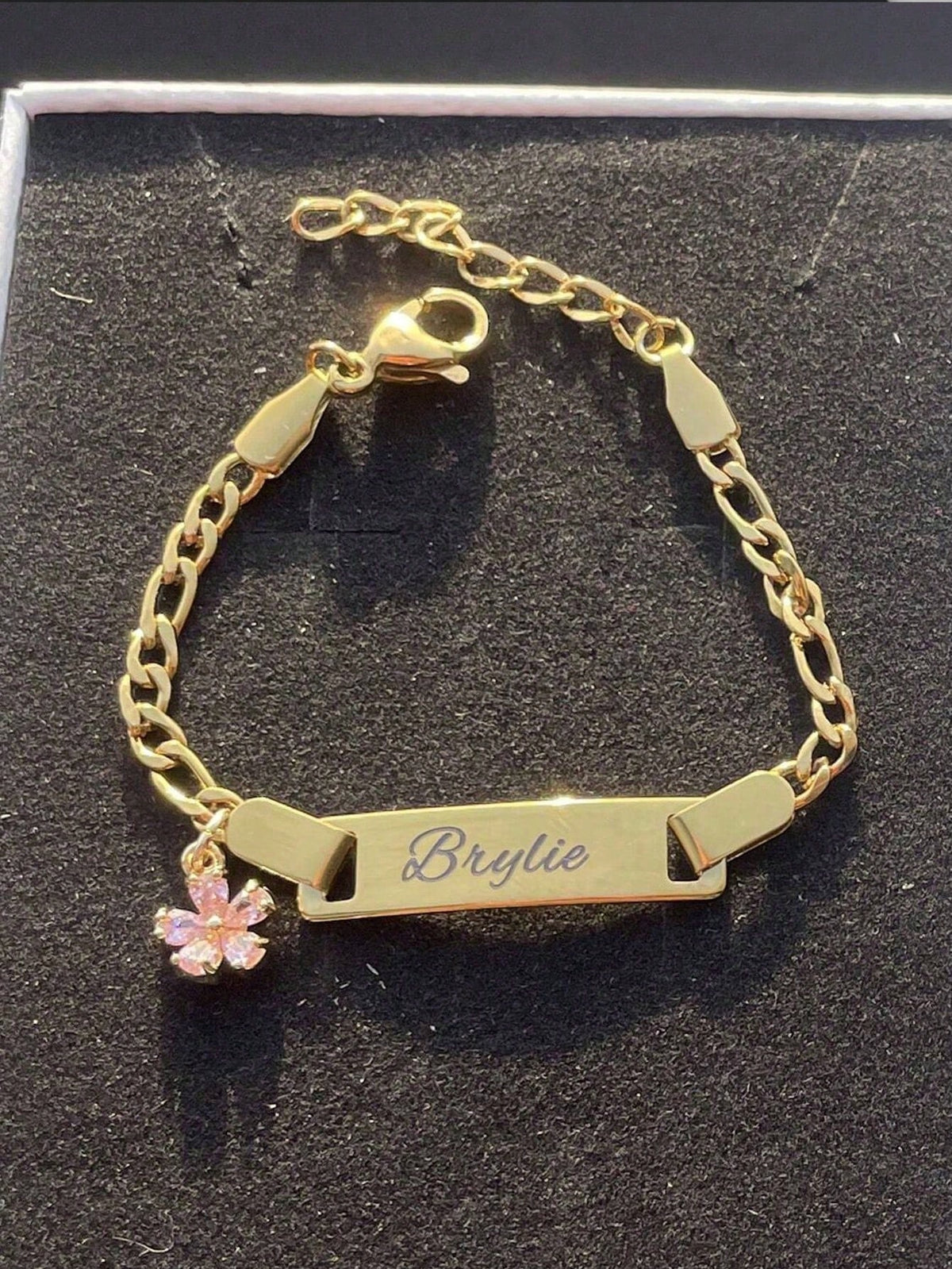 Customized Stainless Steel Personalized Cute Name Bracelet, Birthday Gift, Year-Round Fashion Accessory, Exquisite Engraving, Fashion, Colorful, Modern, Cute Customized Unique Gift, Cute, Ideal Gift