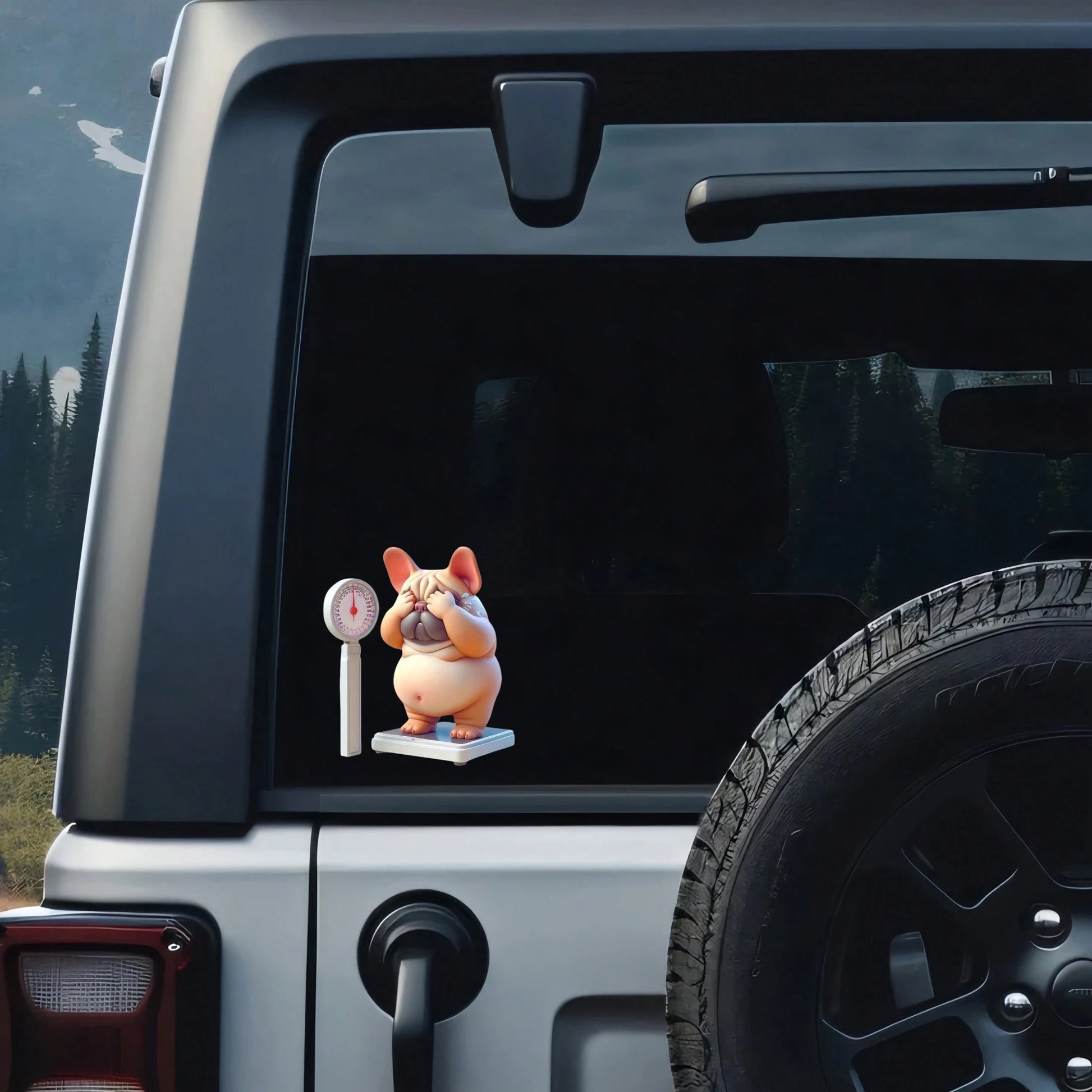 Cute Animal Vinyl Stickers- Suitable For Cars, Trucks, Motorcycles, Windows And Walls- Self-Adhesive, One-Time Use- Can Be Applied To Glass, Metal And Ceramic
