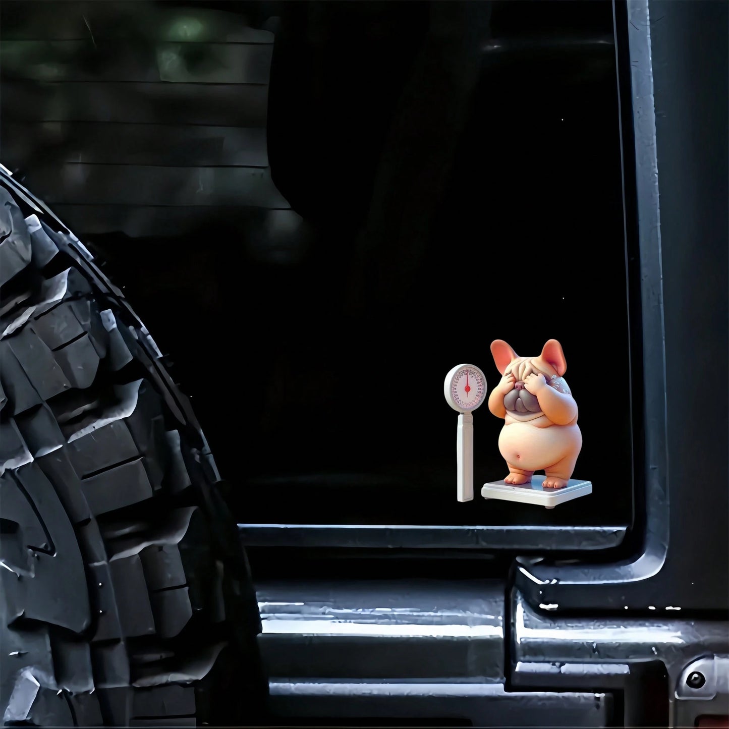 Cute Animal Vinyl Stickers- Suitable For Cars, Trucks, Motorcycles, Windows And Walls- Self-Adhesive, One-Time Use- Can Be Applied To Glass, Metal And Ceramic