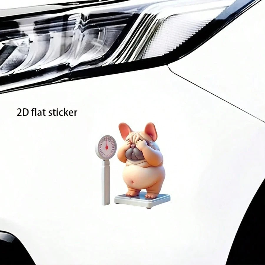 Cute Animal Vinyl Stickers- Suitable For Cars, Trucks, Motorcycles, Windows And Walls- Self-Adhesive, One-Time Use- Can Be Applied To Glass, Metal And Ceramic