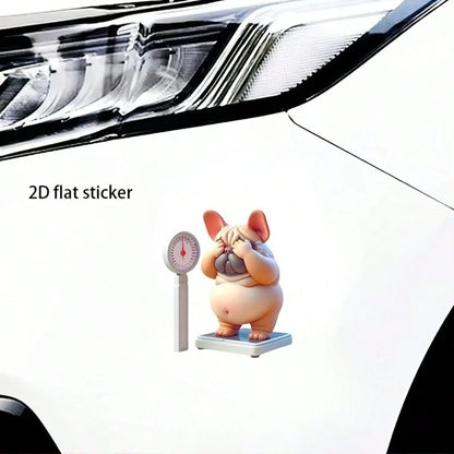 Cute Animal Vinyl Stickers- Suitable For Cars, Trucks, Motorcycles, Windows And Walls- Self-Adhesive, One-Time Use- Can Be Applied To Glass, Metal And Ceramic