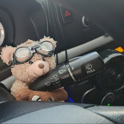 Cute Bear Car Gear Shift Knob Decor- Dashboard Ornament, Creative Warm Auto Interior Accessories As Gift Idea, Car, Car Accessories, Auto, Car Essential, Car Interior Accessories, Car Decor