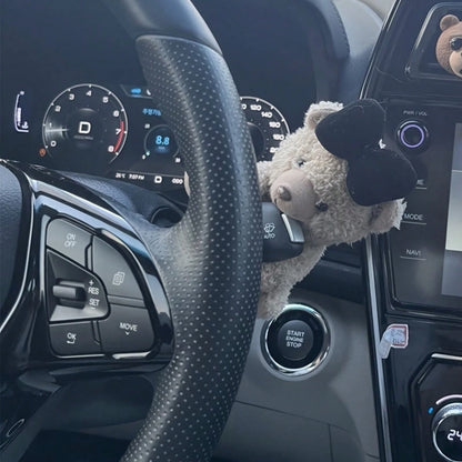 Cute Bear Car Gear Shift Knob Decor- Dashboard Ornament, Creative Warm Auto Interior Accessories As Gift Idea, Car, Car Accessories, Auto, Car Essential, Car Interior Accessories, Car Decor