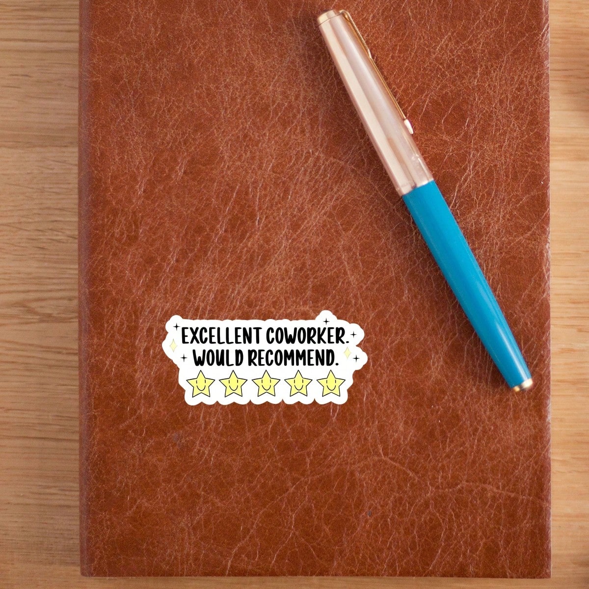 Cute Sarcastic Corporate Office Humor Sticker Excellent Coworker Saying Job Vibe Decal Aesthetic Stationery Journaling Scrapbook Gift For Laptops Water Bottles Notebooks Cups Journals Lockers For Stud