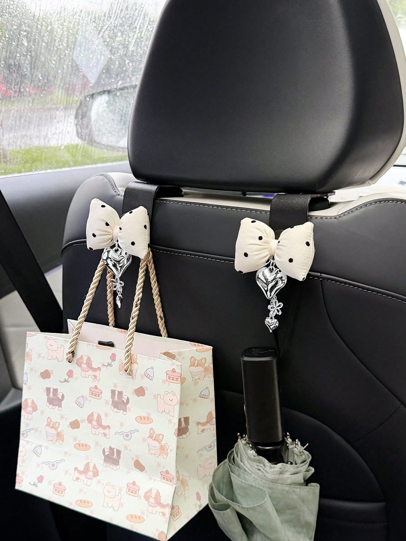 Cute Star Car Hook Creative Car Glove Box Hook Passenger Seat Storage Hook