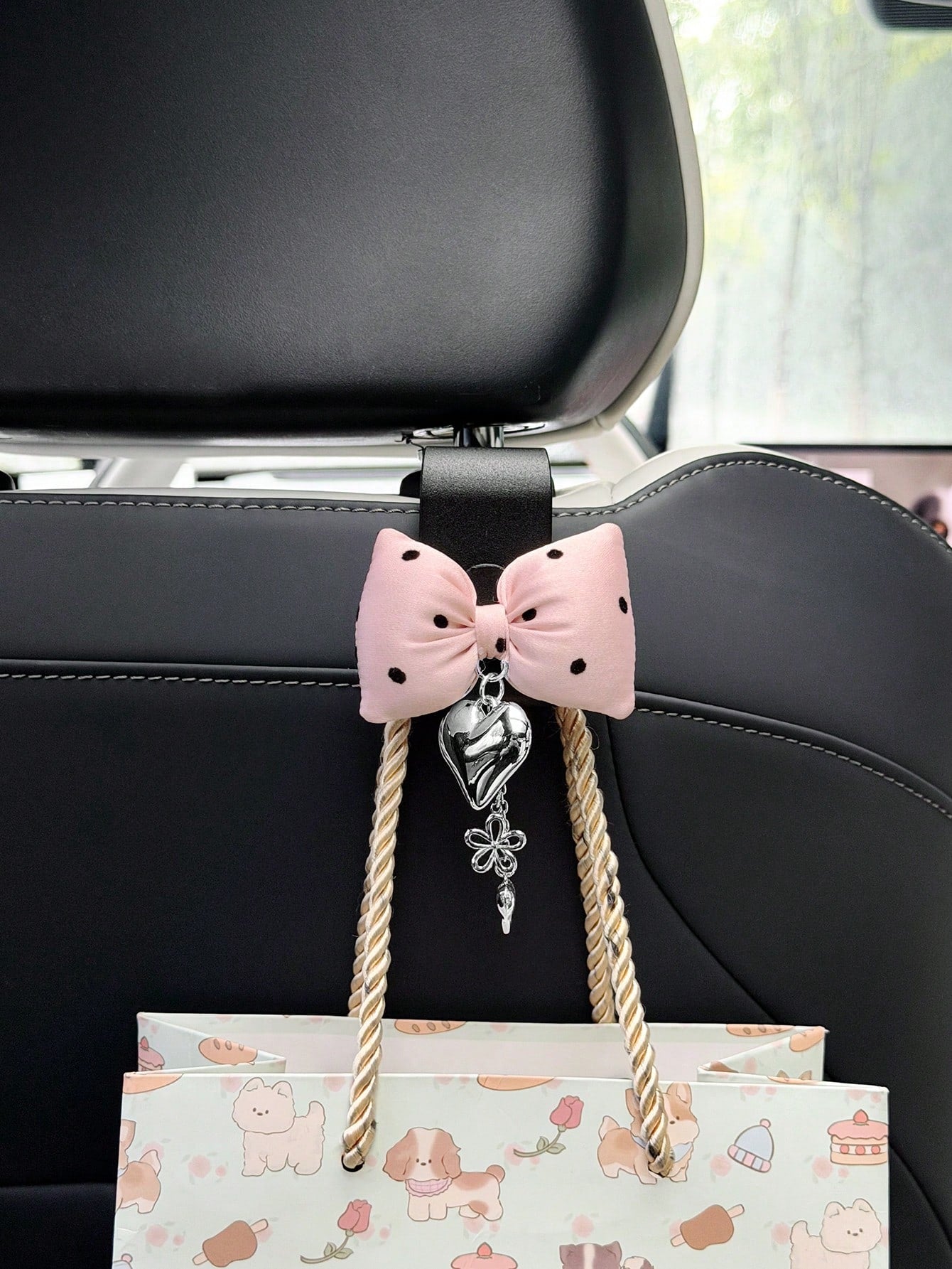Cute Star Car Hook Creative Car Glove Box Hook Passenger Seat Storage Hook