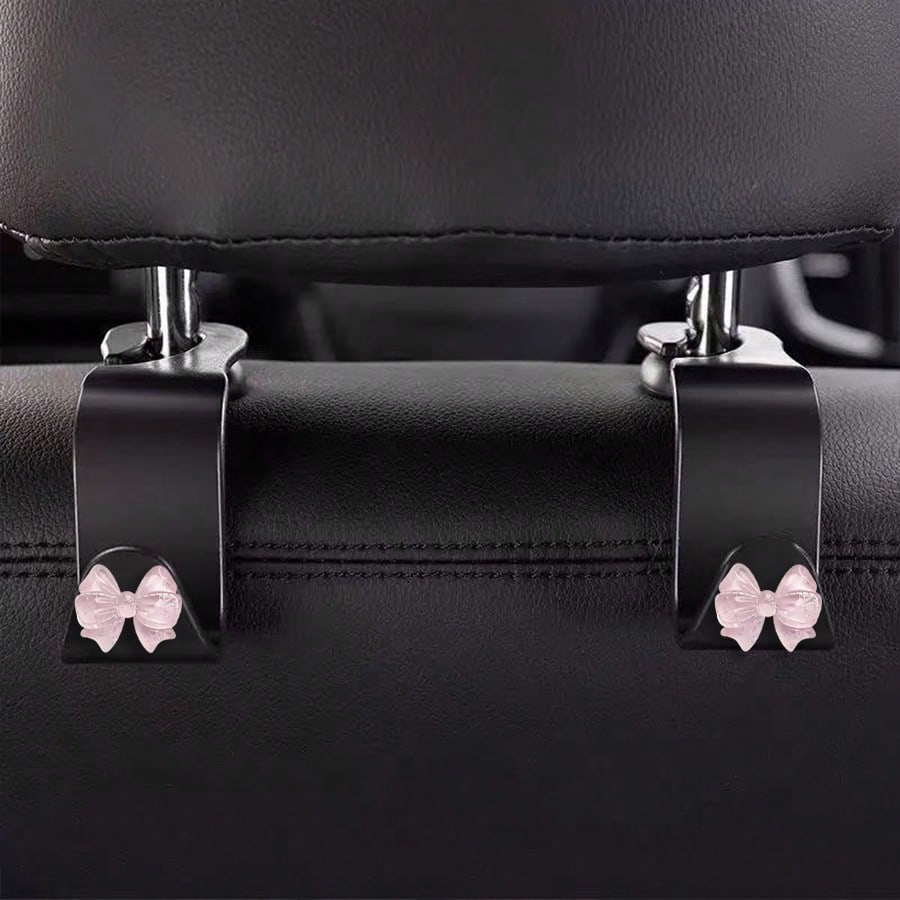 Cute Star-Shaped Car Interior Decor, Seat Headrest Hooks, Front Seat Hooks, Car Hanging Hooks, Rear Seat Hooks, Headrest Hooks, Universal Car Accessories. Give Your Car Hooks As A Gift To Family, Frie