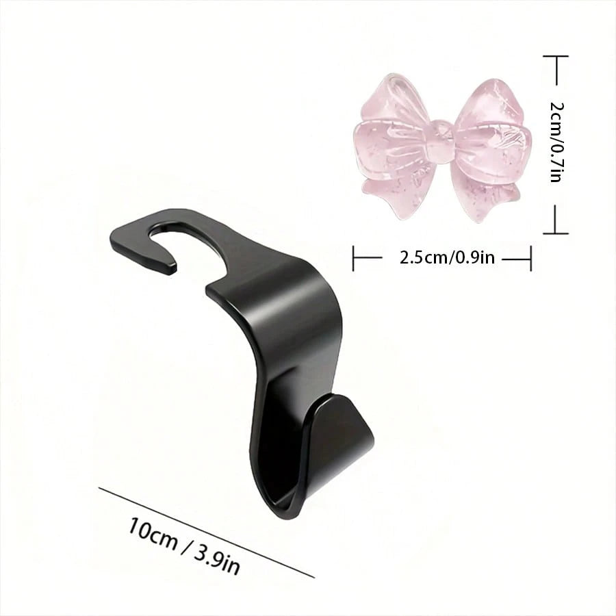Cute Star-Shaped Car Interior Decor, Seat Headrest Hooks, Front Seat Hooks, Car Hanging Hooks, Rear Seat Hooks, Headrest Hooks, Universal Car Accessories. Give Your Car Hooks As A Gift To Family, Frie