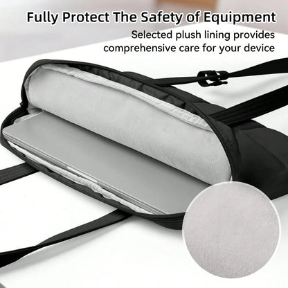 DANYCASE 13.3-15.6 Inch Laptop Bag Portable Computer Storage Bag Lightweight Handheld Solid Color Tablet Case Unisex, Laptop Bag For Men