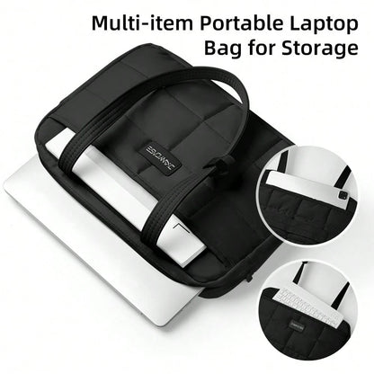 DANYCASE 13.3-15.6 Inch Laptop Bag Portable Computer Storage Bag Lightweight Handheld Solid Color Tablet Case Unisex, Laptop Bag For Men