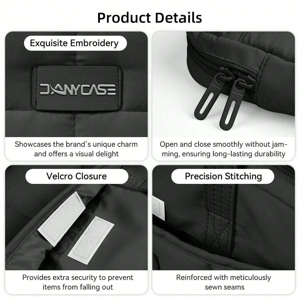DANYCASE 13.3-15.6 Inch Laptop Bag Portable Computer Storage Bag Lightweight Handheld Solid Color Tablet Case Unisex, Laptop Bag For Men