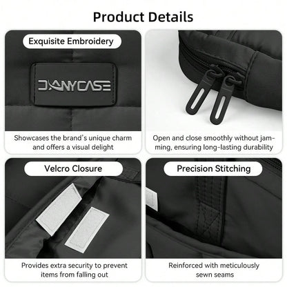 DANYCASE 13.3-15.6 Inch Laptop Bag Portable Computer Storage Bag Lightweight Handheld Solid Color Tablet Case Unisex, Laptop Bag For Men