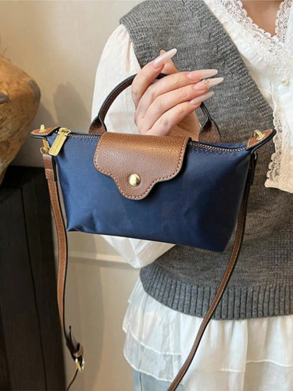 Dedoo Women's Mini Dumpling Bag, Detachable Shoulder Strap, Top Handle, 3 Ways To Carry, Minimalist Commuter Crossbody Bag, Suitable For Spring/Summer Daily Use