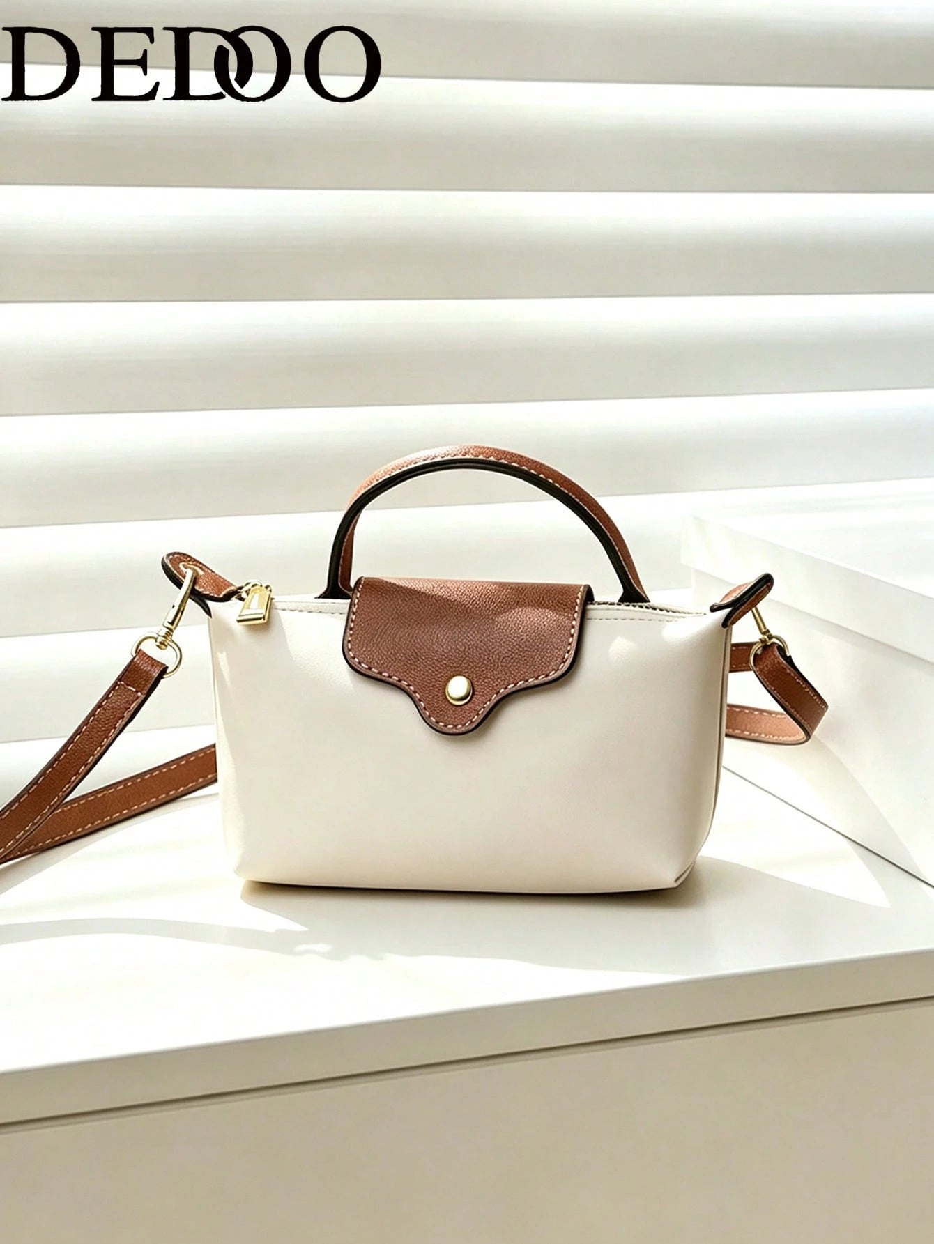 Dedoo Women's Mini Dumpling Bag, Detachable Shoulder Strap, Top Handle, 3 Ways To Carry, Minimalist Commuter Crossbody Bag, Suitable For Spring/Summer Daily Use