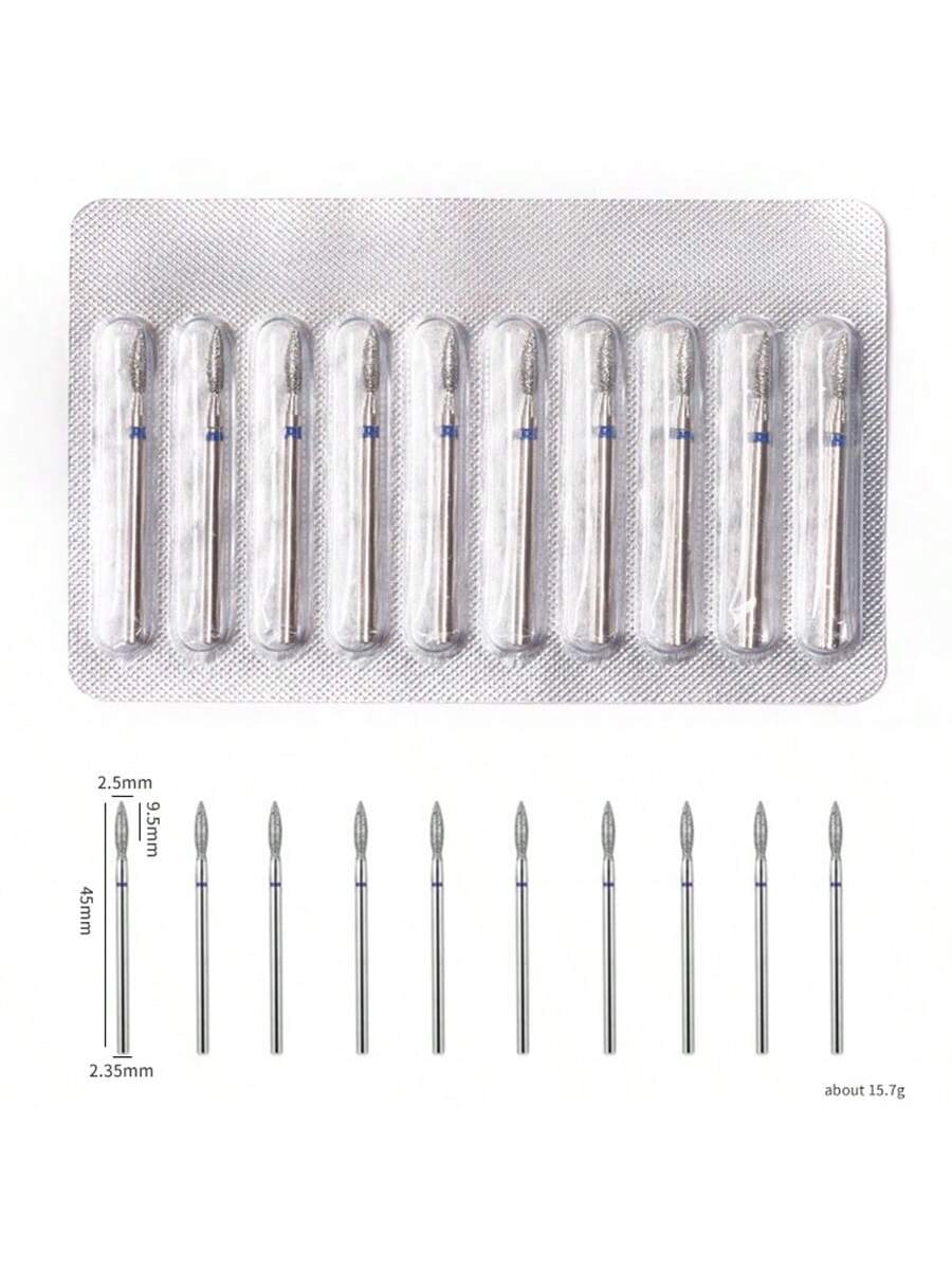 DeDryDS 10pcs Professional Foot Care Nail Drill Bits, Corn Layer Nail Drill Heads