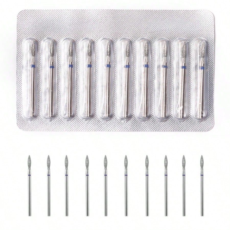 DeDryDS 10pcs Professional Foot Care Nail Drill Bits, Corn Layer Nail Drill Heads