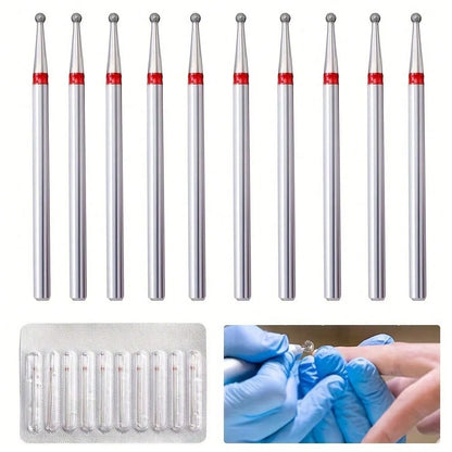 DeDryDS 10pcs Professional Foot Care Nail Drill Bits, Corn Layer Nail Drill Heads