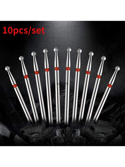 DeDryDS 10pcs Professional Foot Care Nail Drill Bits, Corn Layer Nail Drill Heads