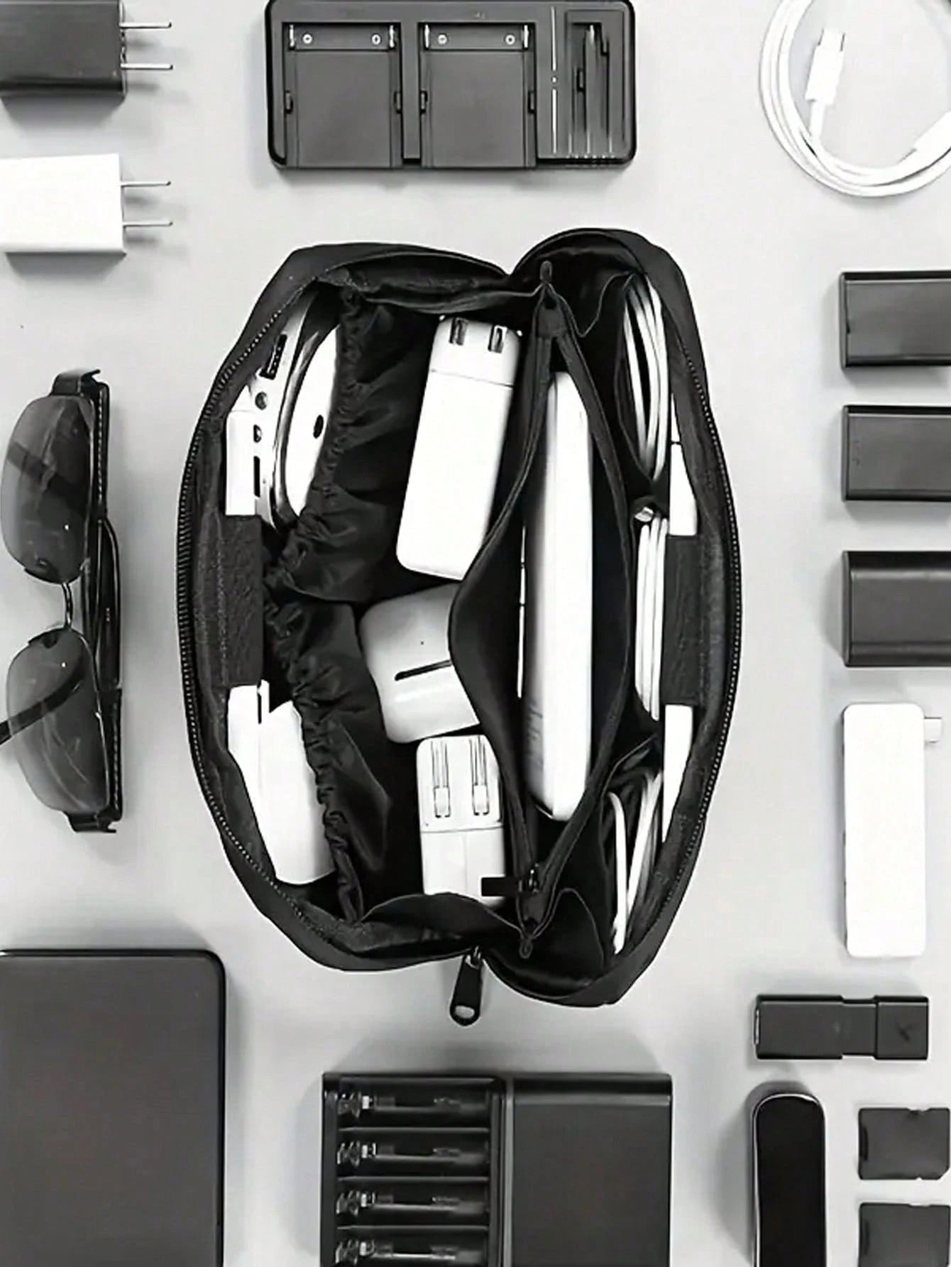 Digital Storage Bag, Sports Camera, Photography, USB Flash Drive, Charging Cable, Classified Storage, Portable Travel Storage Bag