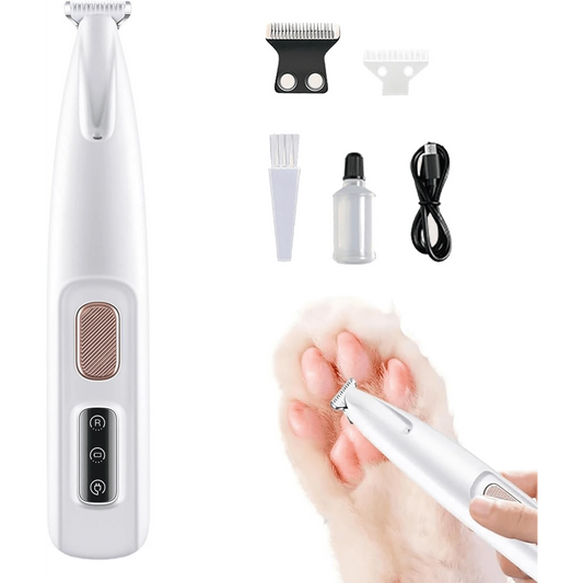 Dog Paw Trimmer, Paw Trimmer For Dogs, Upgraded 18mm-Blade Electric Dog Clippers For Groomming With Led Display, Rechargeable Hair Shaver For Paws, Ears, Face, Rump And Eyes