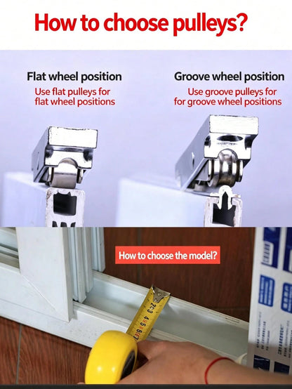 Door And Window Pulley Bearing Wheels, Stainless Steel Sliding Door And Window Pulleys, Screen Door Bottom Rollers, Plastic Steel Door And Window Glass Door Pulleys, Stainless Steel Sliding Window Rol