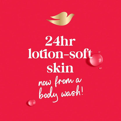 Dove 24hr Lotion Body Wash Revitalizante Cherry & Chia Milk, 30.6 Oz| Hydrating Body Wash With MicroMoisture And A Luscious Cherry Scent