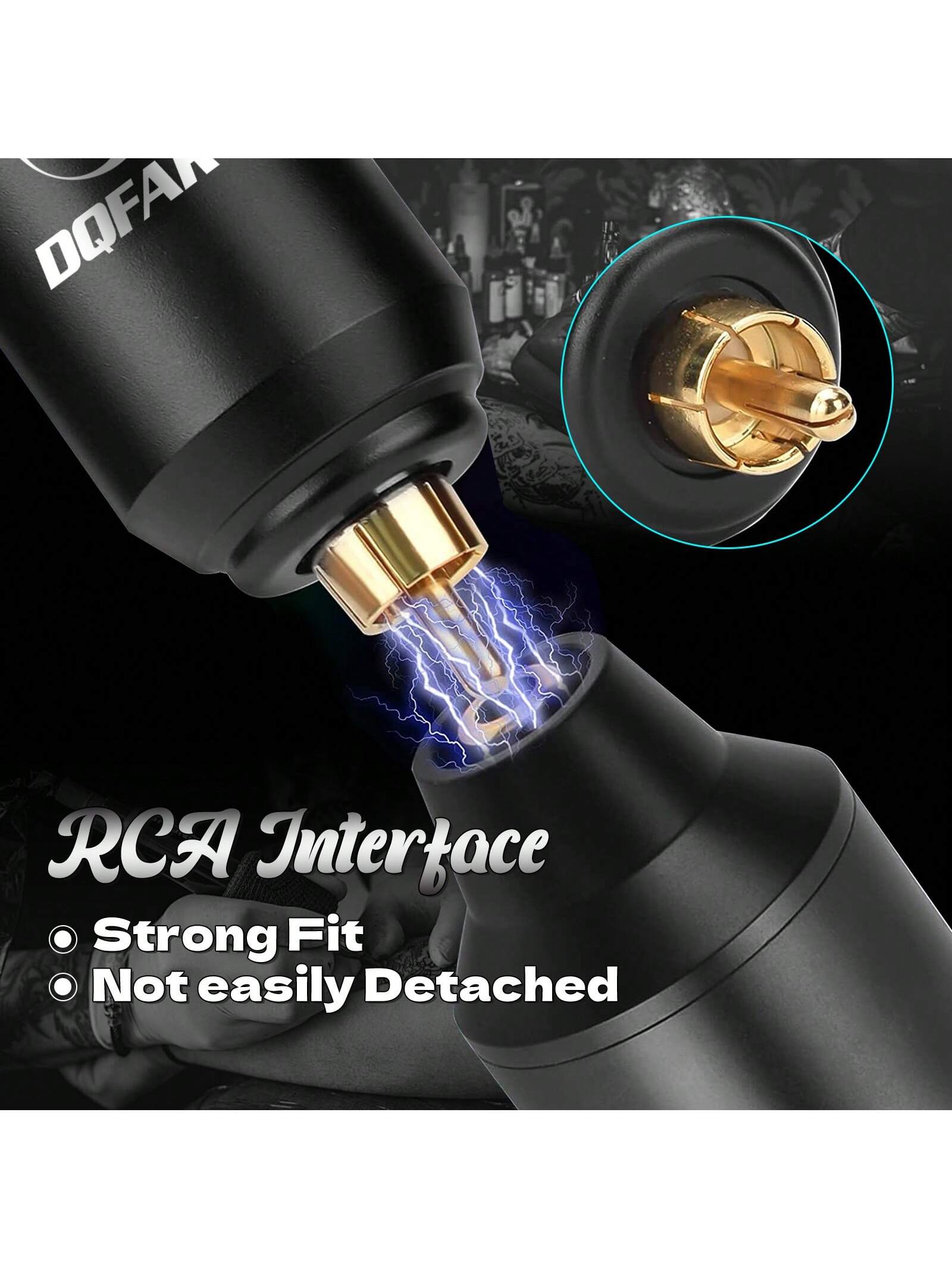 DQFART Wireless Tattoo Gun Kit, With A 1200mAh Battery Compartment, Tattoo Machine Set, Suitable For Beginners And Tattoo Artists. Complete Tattoo Pen Kit Includes Tattoo Needles, Tattoo Ink, Tatto