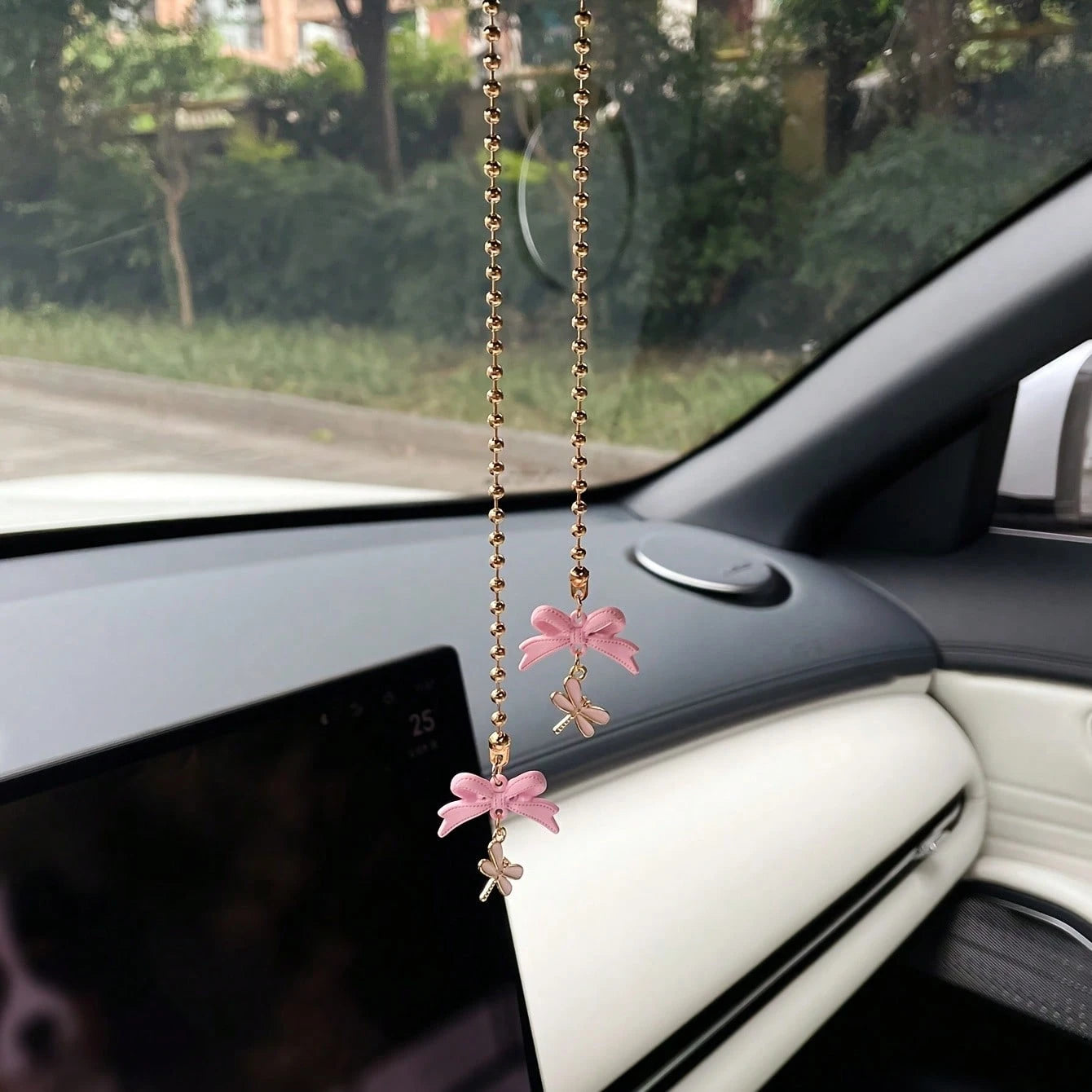 Dragonfly Butterfly Car Hanging Ornament Creative Car Interior Hanging Decor Car Rearview Mirror Decoration Hanging Ornament Car Decorative Pendant