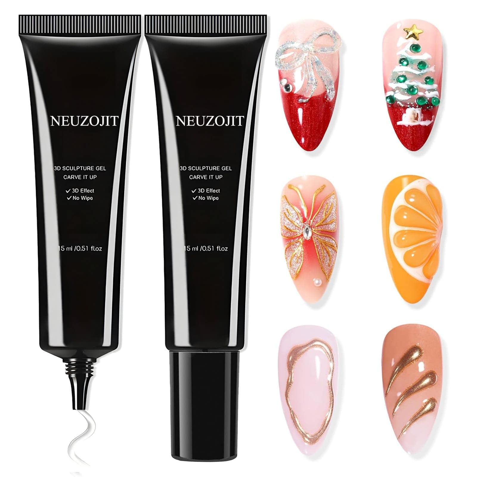 Easy Application 3 Step Nail Gel Simple To Use For Beginners Ideal For DIY Home Manicure And Nail Design