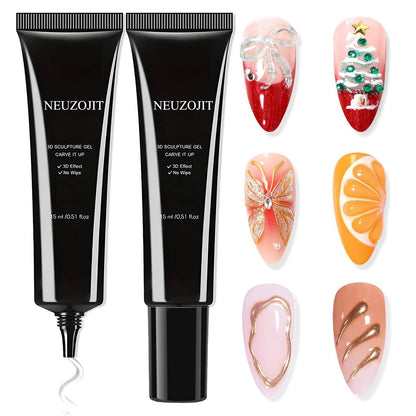 Easy Application 3 Step Nail Gel Simple To Use For Beginners Ideal For DIY Home Manicure And Nail Design
