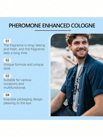 EELHOE 4-Pack Of Men's Spray Perfumes- Calming Floral Scent, Gift Set For Daily Wear, Date Night, Present,Gifts For Men And Women Suitable For Valentine's Day, New Year's Day, Birthdays, Weddings, An