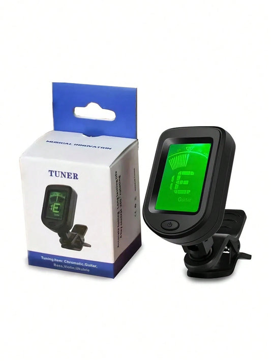 Electronic Tuner, Universal For Guitar And Ukulele, High-Precision Portable Tuning Meter, Durable & Compact Music Accessory, Essential For Music Enthusiasts