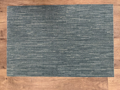 Nourison Stair Runners Elegance Velvet Chic H0023 Teal Area Rugs and Stair Runners By Hagaman