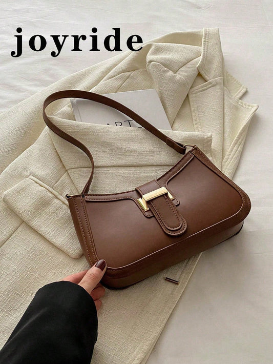 Elegant Crescent Underarm Shoulder Bag, Women's Fashion Casual Solid Color Underarm Bag