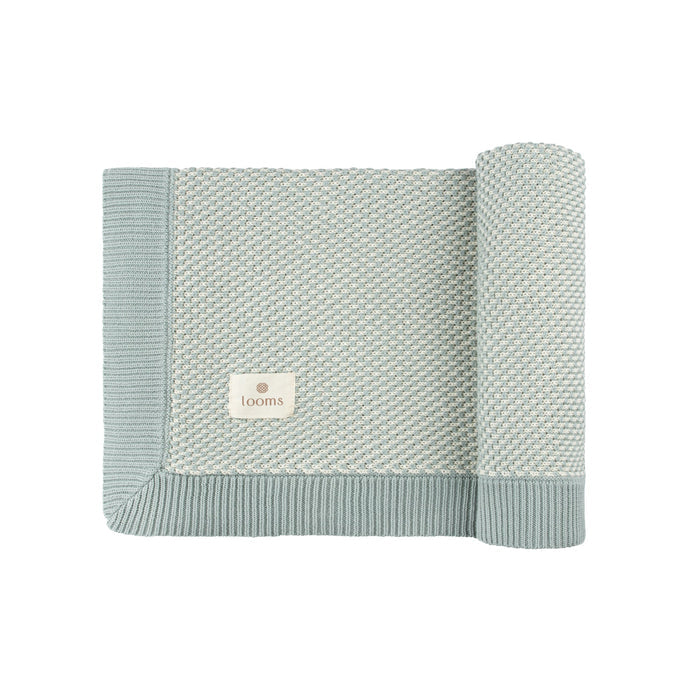 Ely's & Co. Bubble Knit Blanket