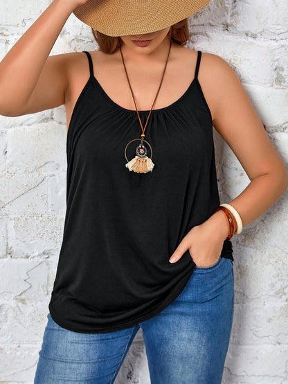 EMERY ROSE Plus Solid Cami Top