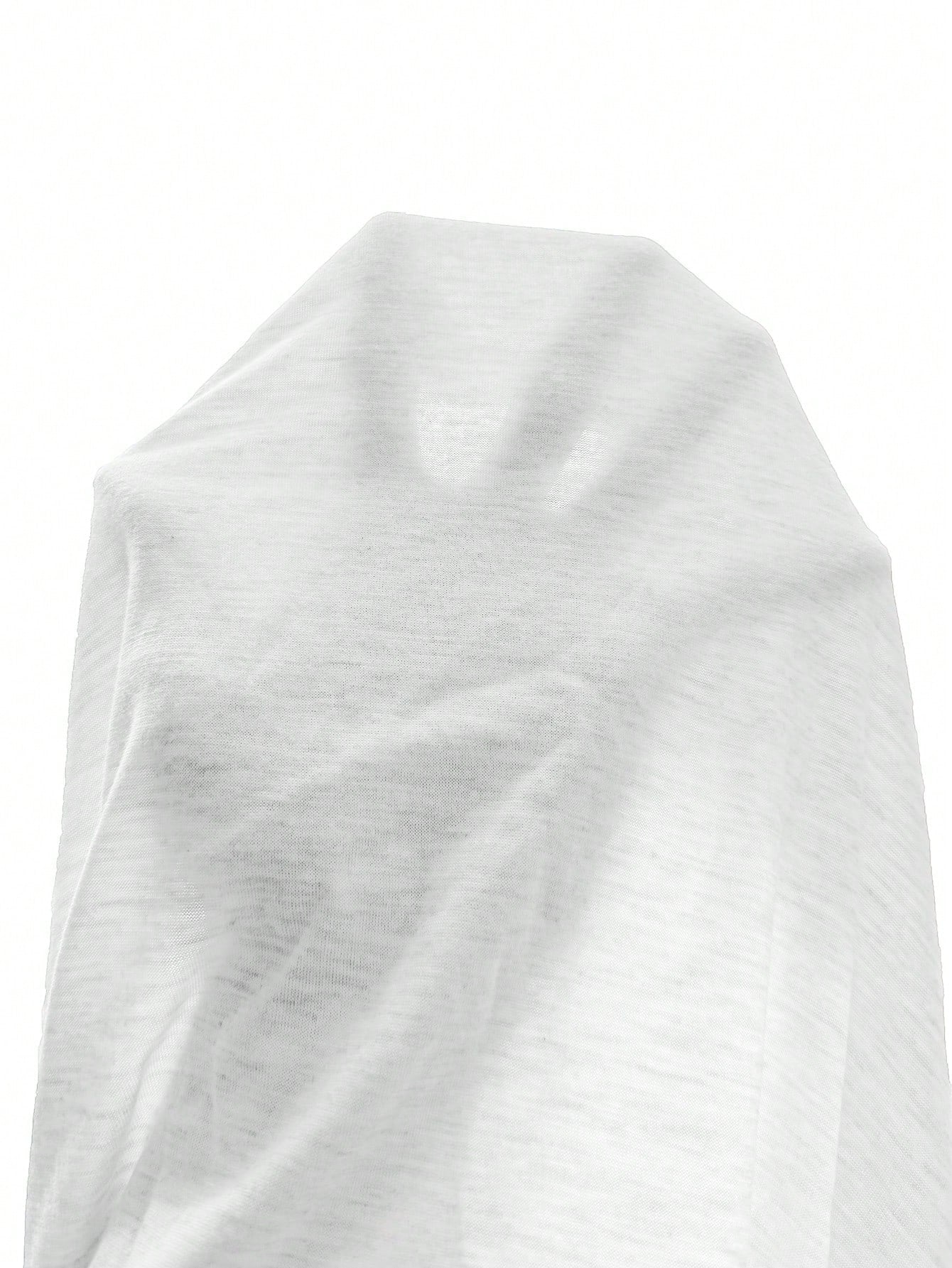 Essnce Loose Fit Curved Hem Long Sleeve T-Shirt, Casual & Relaxed Style For Women